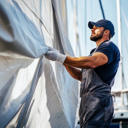 Professionelle Reinigung von Bootsbedarf in Essen – Pflege für Segel, Persennings und Bootsabdeckungen
